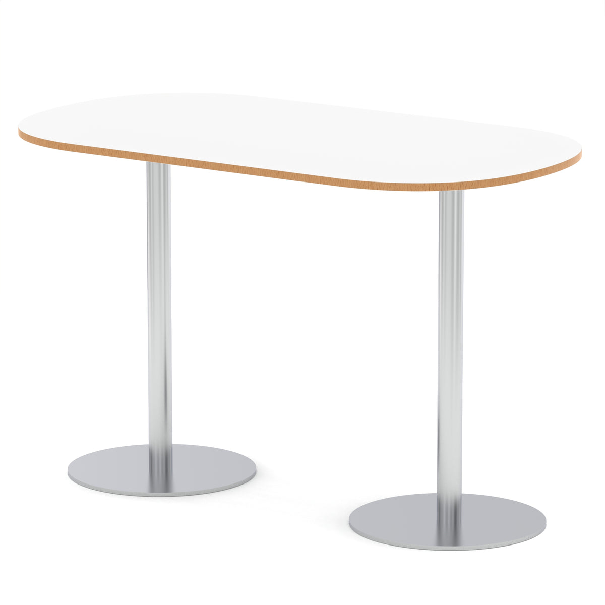 Italia Boardroom Table Silver Leg