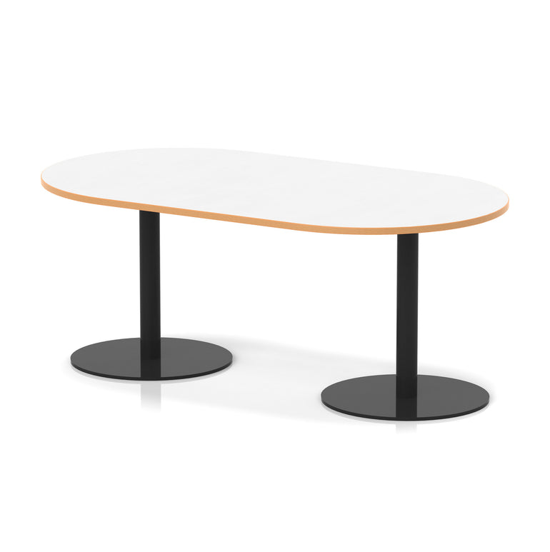 Italia Boardroom Table Black Leg