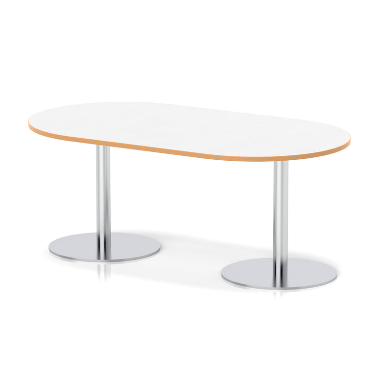 Italia Boardroom Table Silver Leg