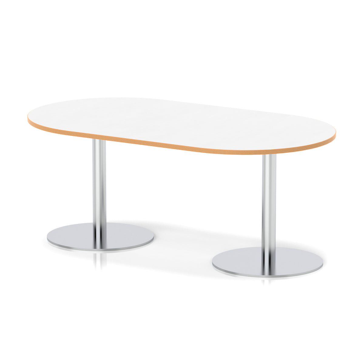 Italia Boardroom Table Silver Leg