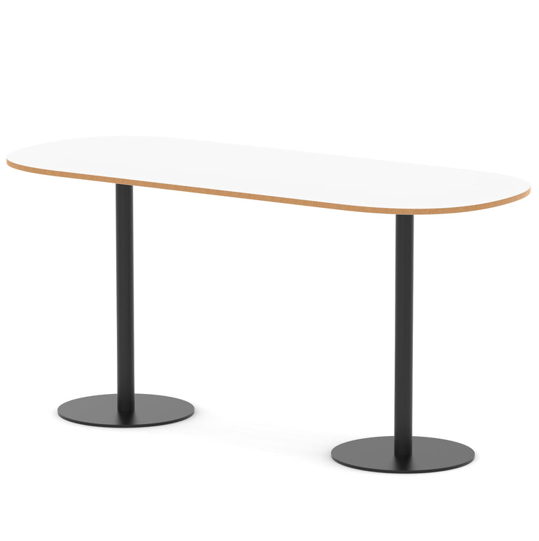 Italia Boardroom Table Black Leg