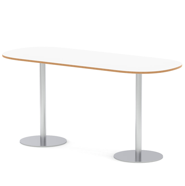 Italia Boardroom Table Silver Leg