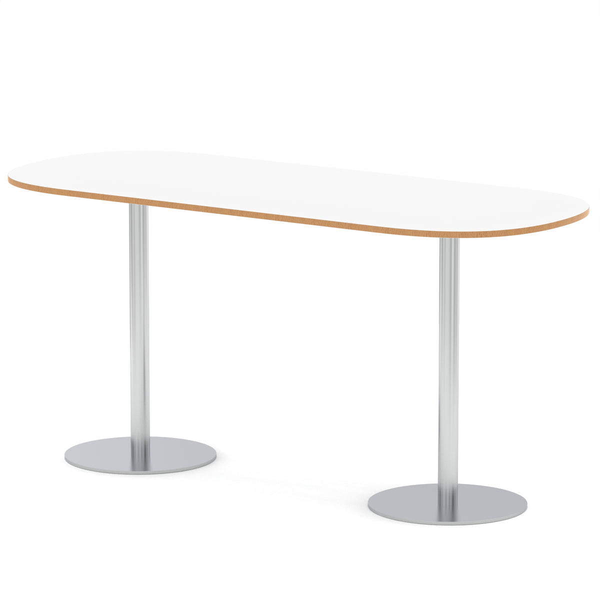Italia Boardroom Table Silver Leg