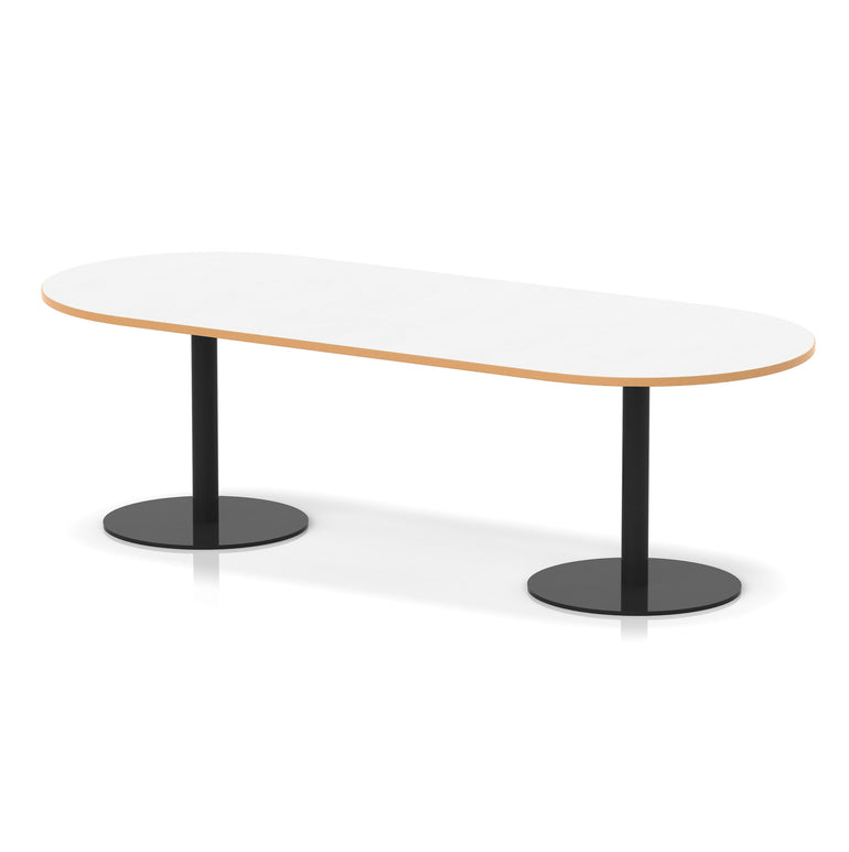 Italia Boardroom Table Black Leg