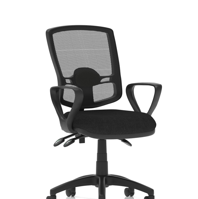 Eclipse Plus III Deluxe Medium Mesh Back Task Operator Office Chair