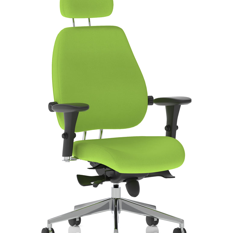 Chiro Plus Ultimate High Back Ergonomic Posture Chair with Arms and Headrest