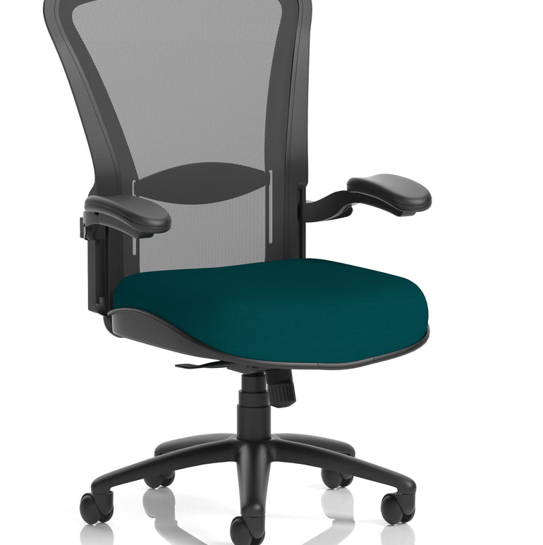 Houston High Mesh Back Heavy Duty Task Operator Office Chair with Arms