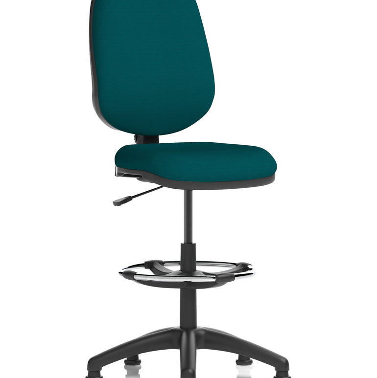 Eclipse Plus I Medium Back Task Operator Office Chair with Hi Rise Draughtsman Kit