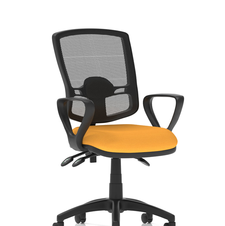 Eclipse Plus III Deluxe Medium Mesh Back Task Operator Office Chair