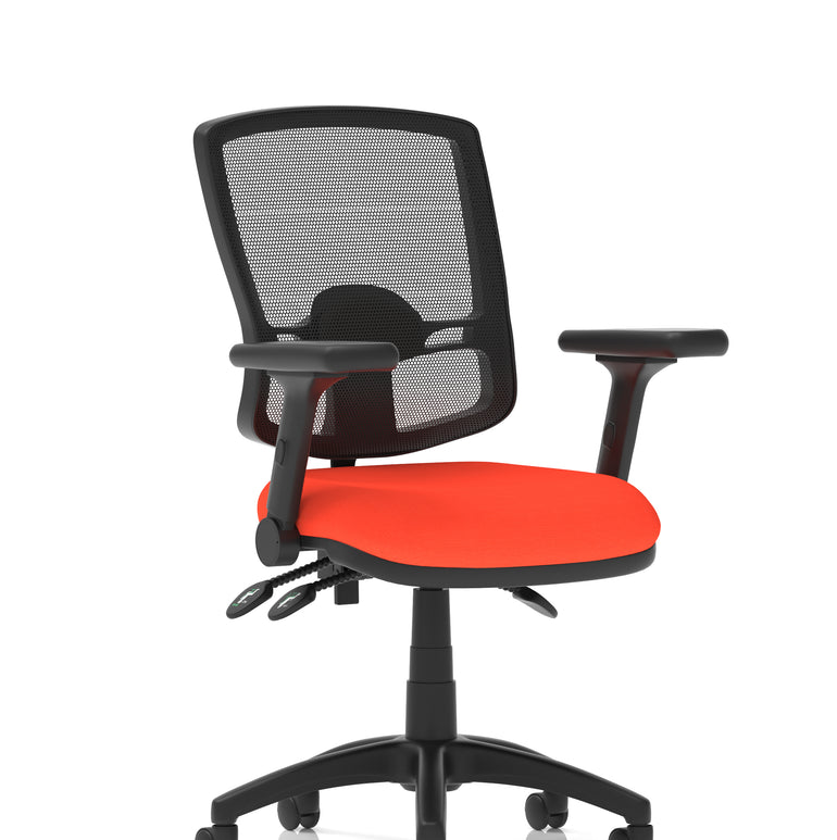 Eclipse Plus III Deluxe Medium Mesh Back Task Operator Office Chair