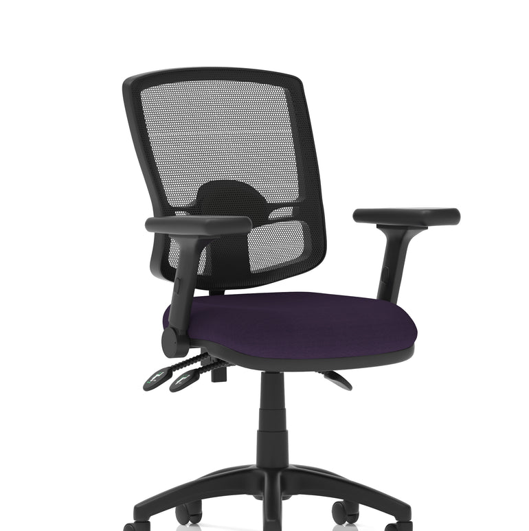 Eclipse Plus III Deluxe Medium Mesh Back Task Operator Office Chair