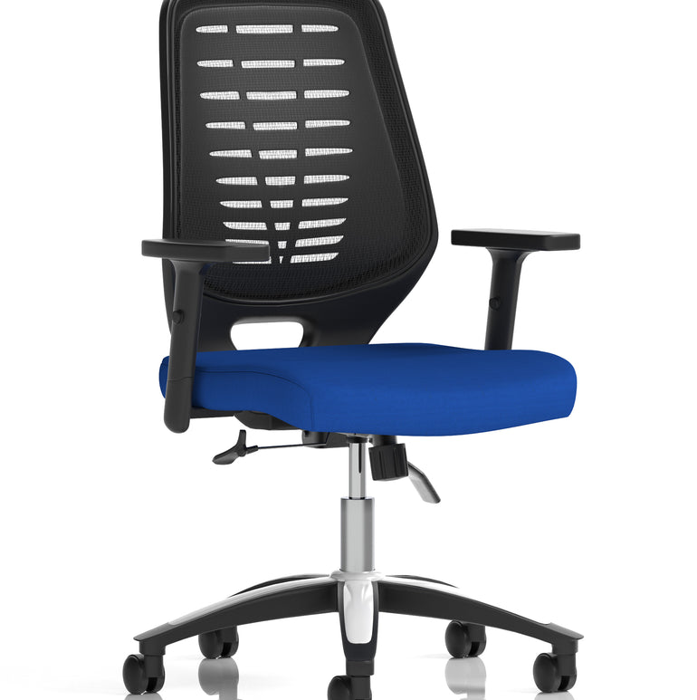 Relay Medium Mesh Back Task Operator Office Chair with Arms