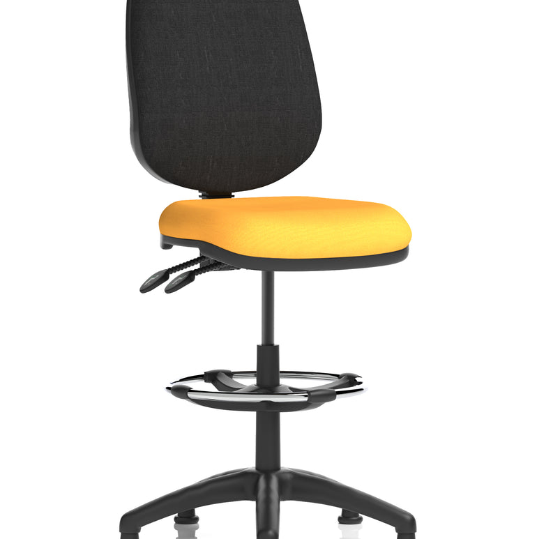 Eclipse Plus II Task Operator Office Chair with Hi Rise Draughtsman Kit