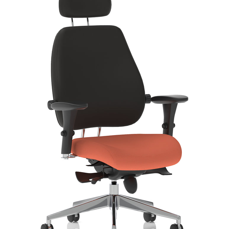 Chiro Plus Ultimate High Back Ergonomic Posture Chair with Arms and Headrest