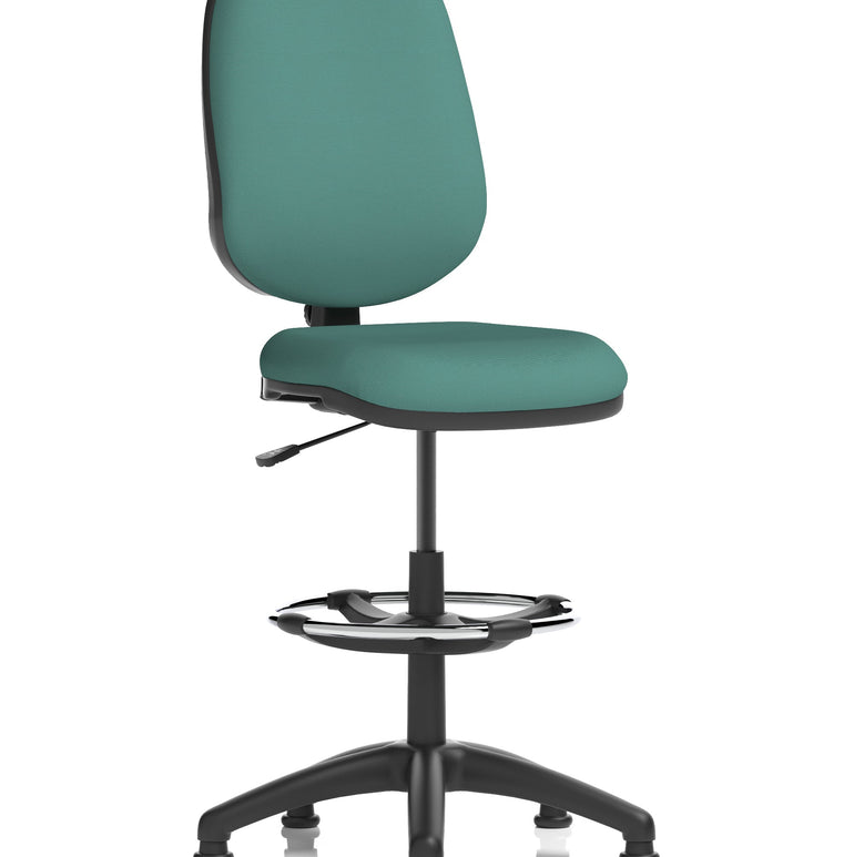 Eclipse Plus I Medium Back Task Operator Office Chair with Hi Rise Draughtsman Kit