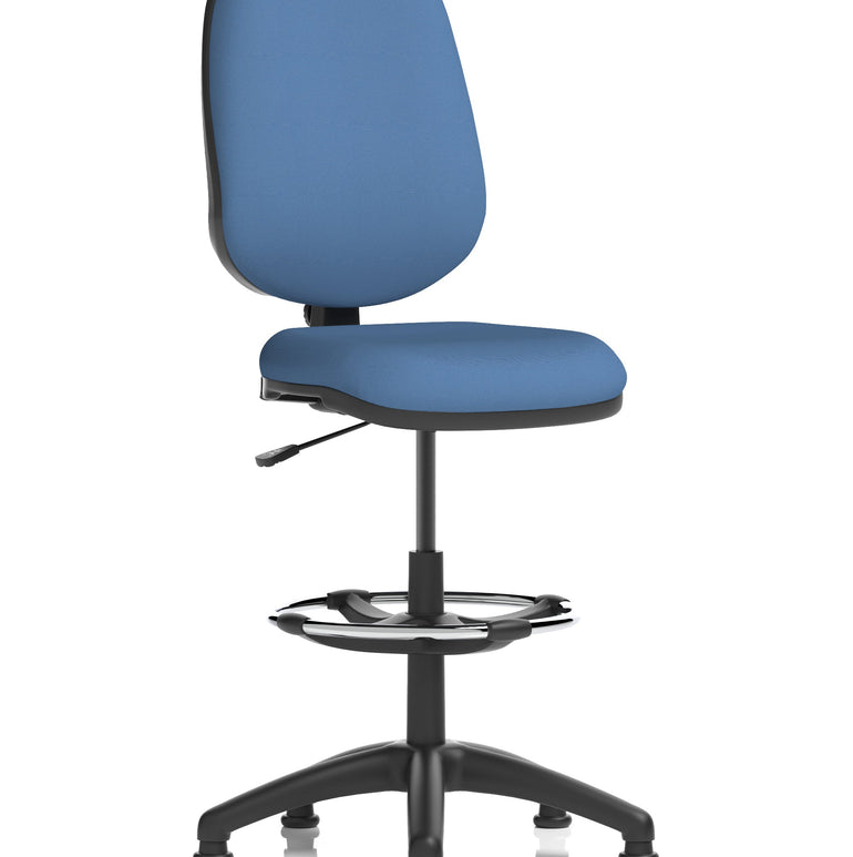 Eclipse Plus I Medium Back Task Operator Office Chair with Hi Rise Draughtsman Kit