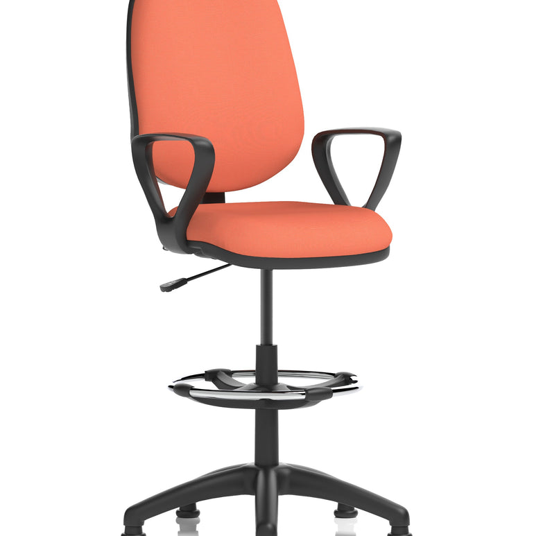 Eclipse Plus I Medium Back Task Operator Office Chair with Hi Rise Draughtsman Kit