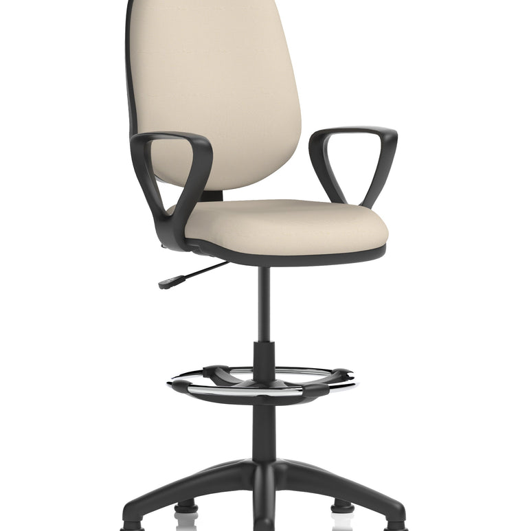 Eclipse Plus I Medium Back Task Operator Office Chair with Hi Rise Draughtsman Kit