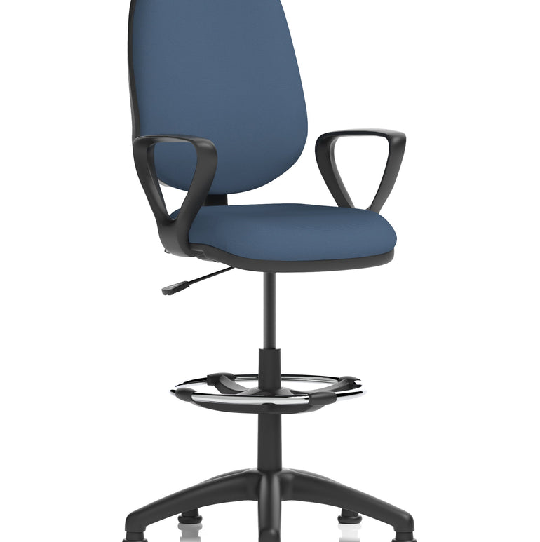 Eclipse Plus I Medium Back Task Operator Office Chair with Hi Rise Draughtsman Kit
