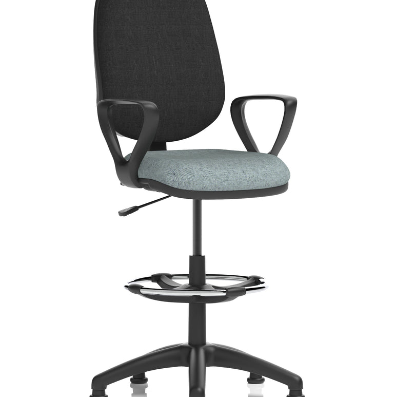 Eclipse Plus I Medium Back Task Operator Office Chair with Hi Rise Draughtsman Kit