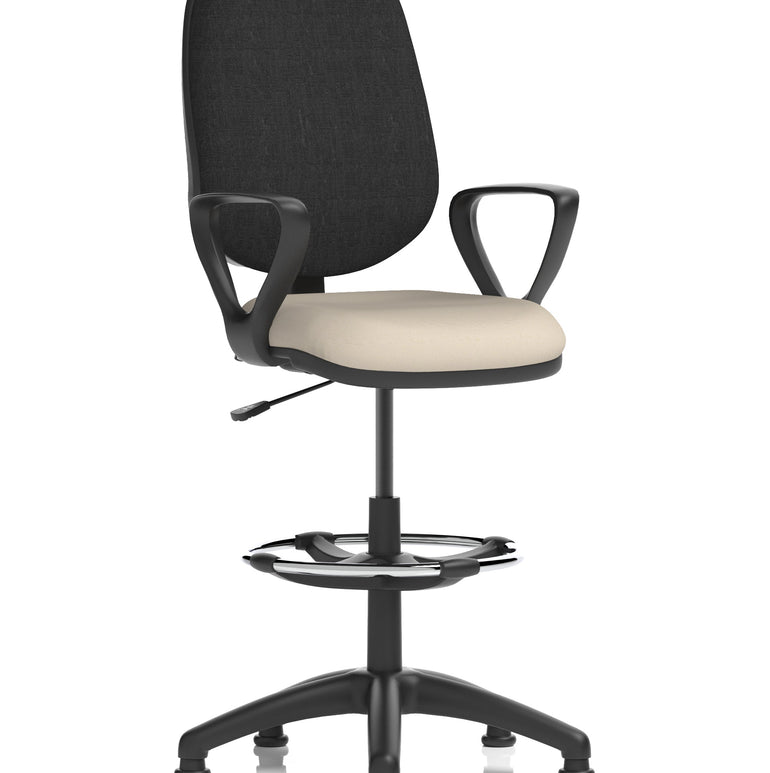 Eclipse Plus I Medium Back Task Operator Office Chair with Hi Rise Draughtsman Kit