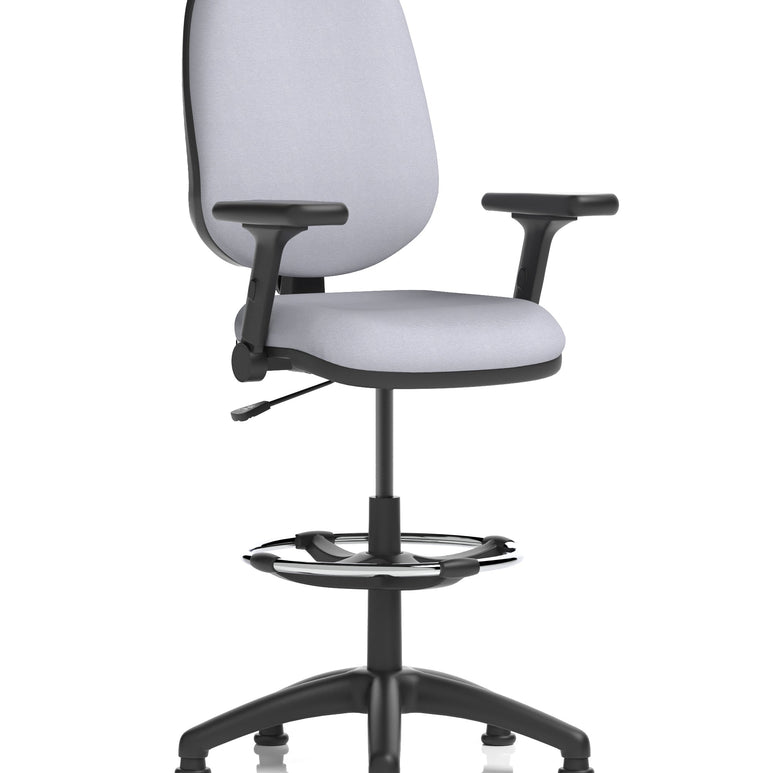 Eclipse Plus I Medium Back Task Operator Office Chair with Hi Rise Draughtsman Kit