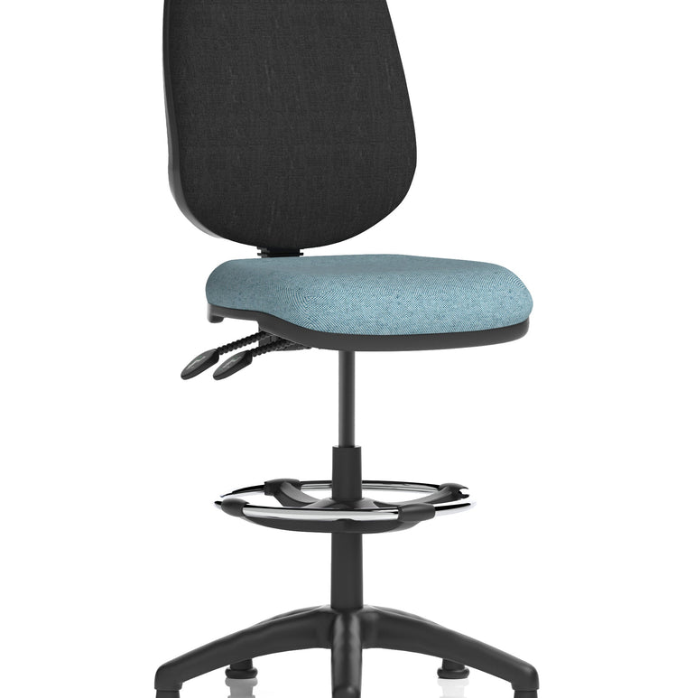 Eclipse Plus II Task Operator Office Chair with Hi Rise Draughtsman Kit