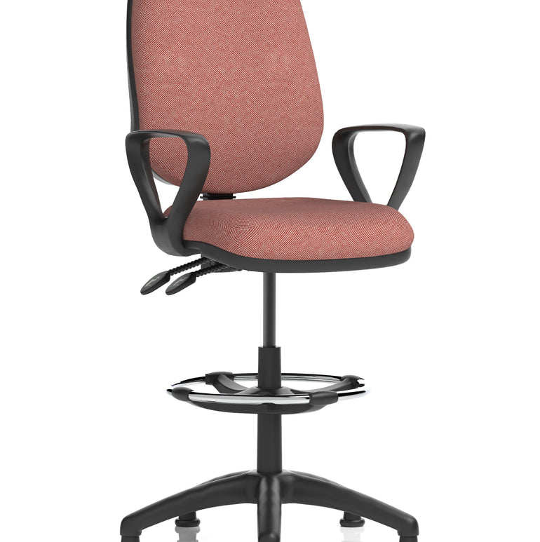 Eclipse Plus II Task Operator Office Chair with Hi Rise Draughtsman Kit