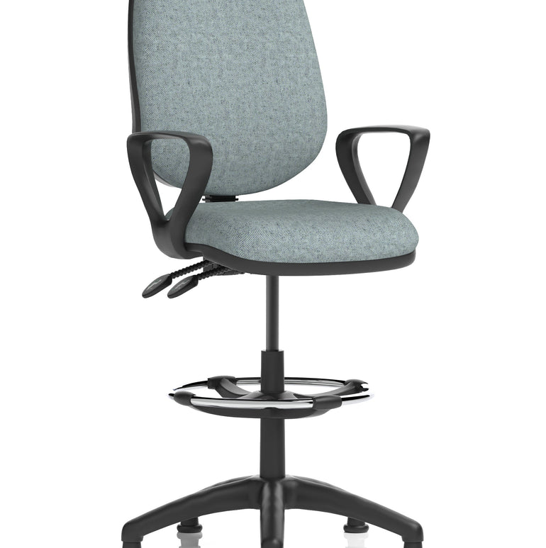 Eclipse Plus II Task Operator Office Chair with Hi Rise Draughtsman Kit