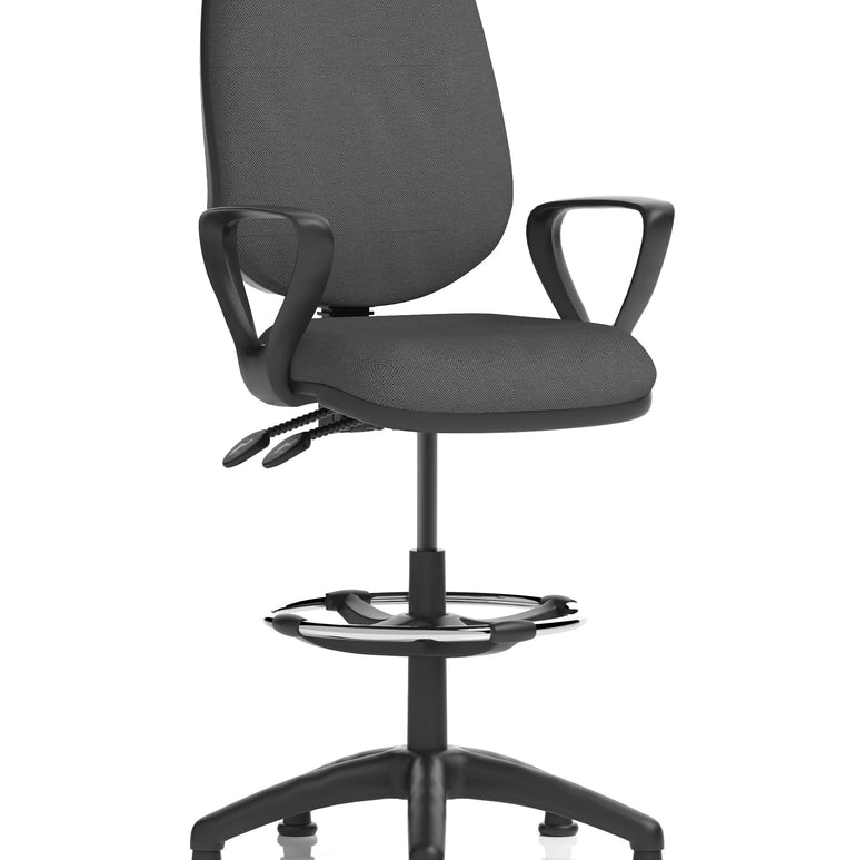 Eclipse Plus II Task Operator Office Chair with Hi Rise Draughtsman Kit