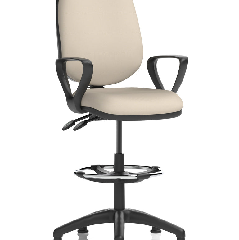 Eclipse Plus II Task Operator Office Chair with Hi Rise Draughtsman Kit