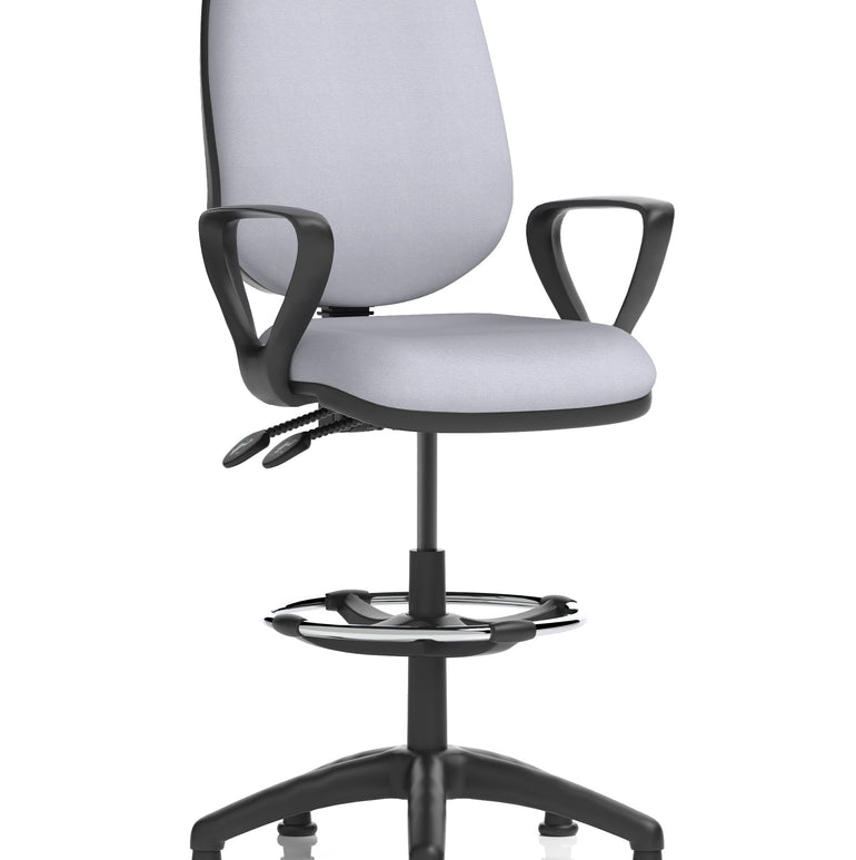 Eclipse Plus II Task Operator Office Chair with Hi Rise Draughtsman Kit