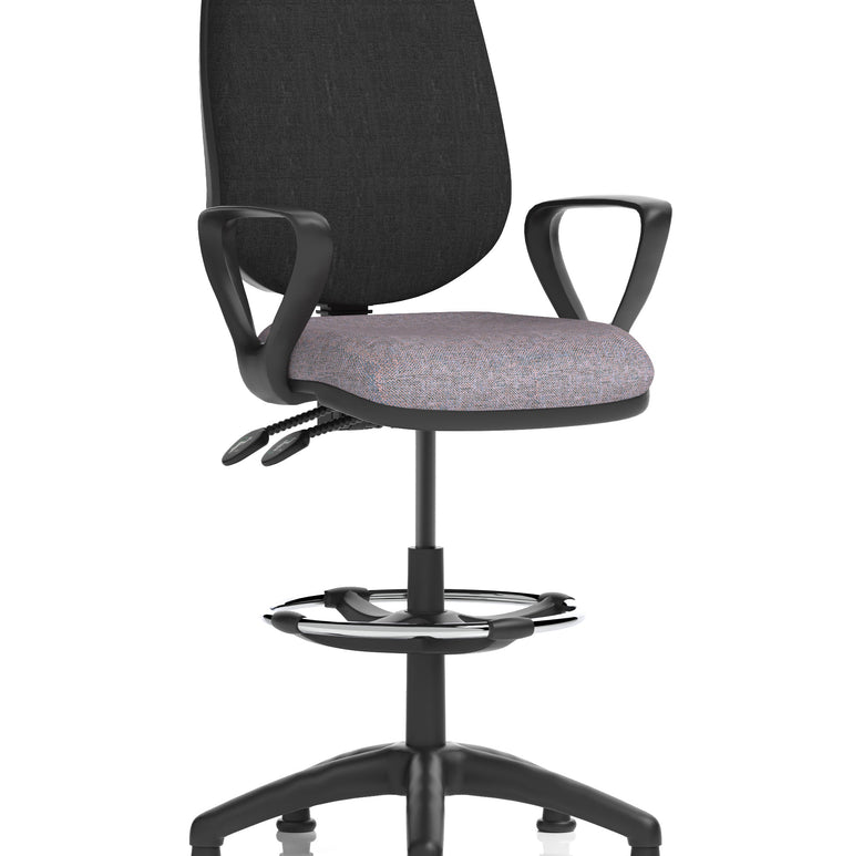 Eclipse Plus II Task Operator Office Chair with Hi Rise Draughtsman Kit