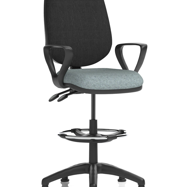 Eclipse Plus II Task Operator Office Chair with Hi Rise Draughtsman Kit
