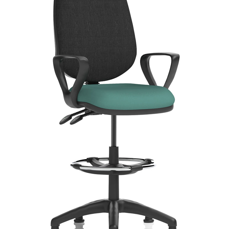 Eclipse Plus II Task Operator Office Chair with Hi Rise Draughtsman Kit