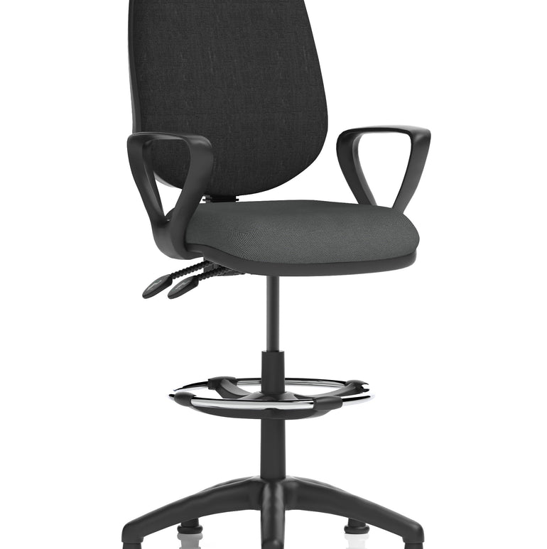 Eclipse Plus II Task Operator Office Chair with Hi Rise Draughtsman Kit