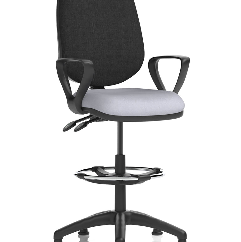 Eclipse Plus II Task Operator Office Chair with Hi Rise Draughtsman Kit