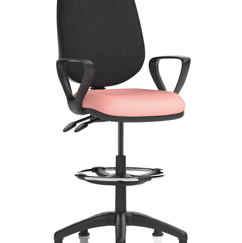 Eclipse Plus II Task Operator Office Chair with Hi Rise Draughtsman Kit