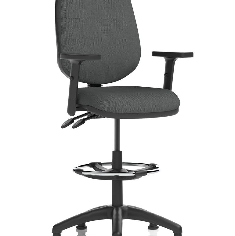 Eclipse Plus II Task Operator Office Chair with Hi Rise Draughtsman Kit