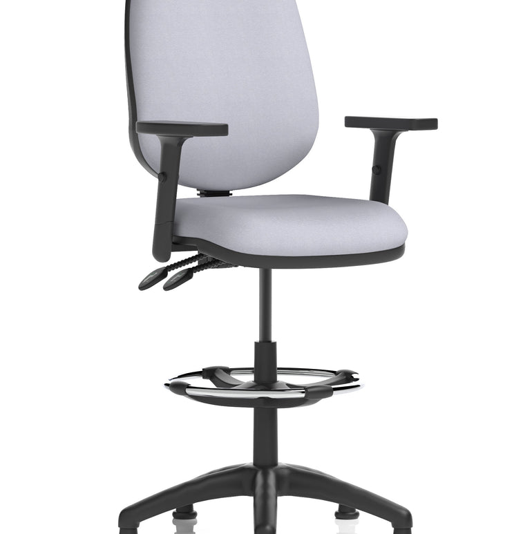 Eclipse Plus II Task Operator Office Chair with Hi Rise Draughtsman Kit