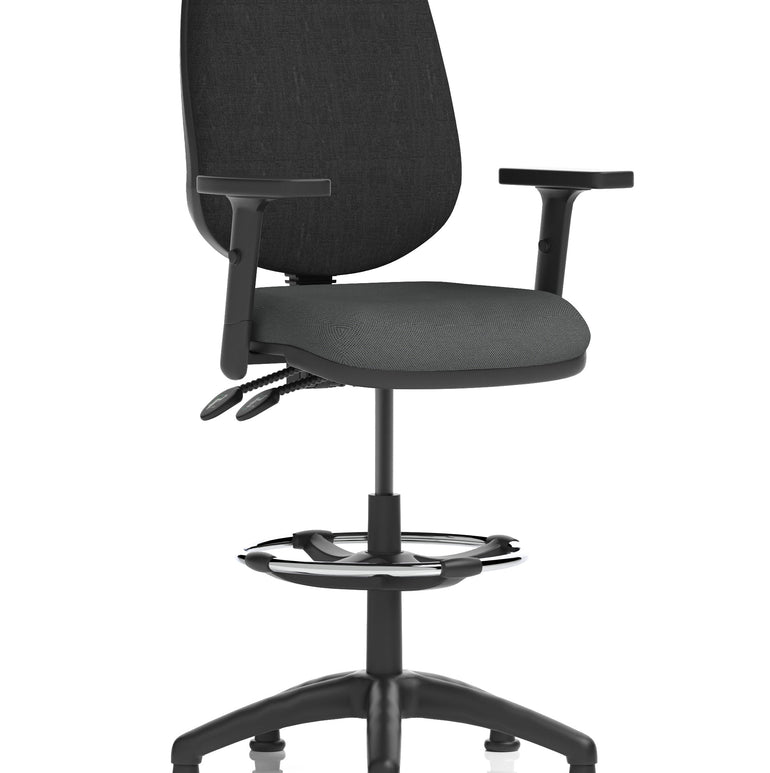 Eclipse Plus II Task Operator Office Chair with Hi Rise Draughtsman Kit