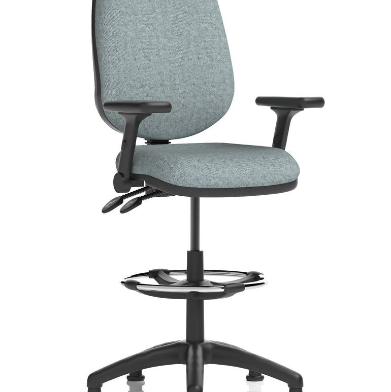 Eclipse Plus II Task Operator Office Chair with Hi Rise Draughtsman Kit