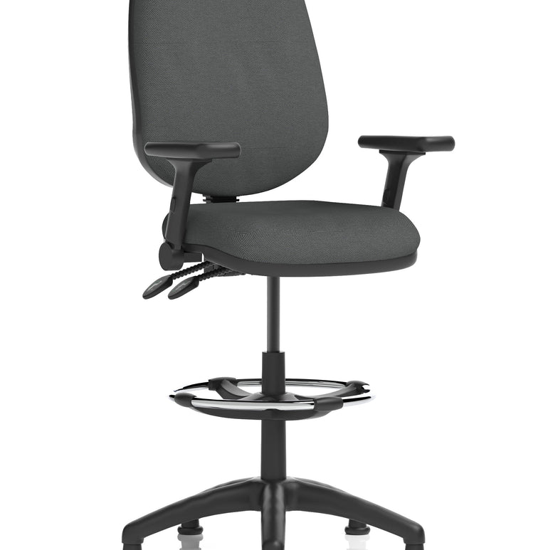Eclipse Plus II Task Operator Office Chair with Hi Rise Draughtsman Kit