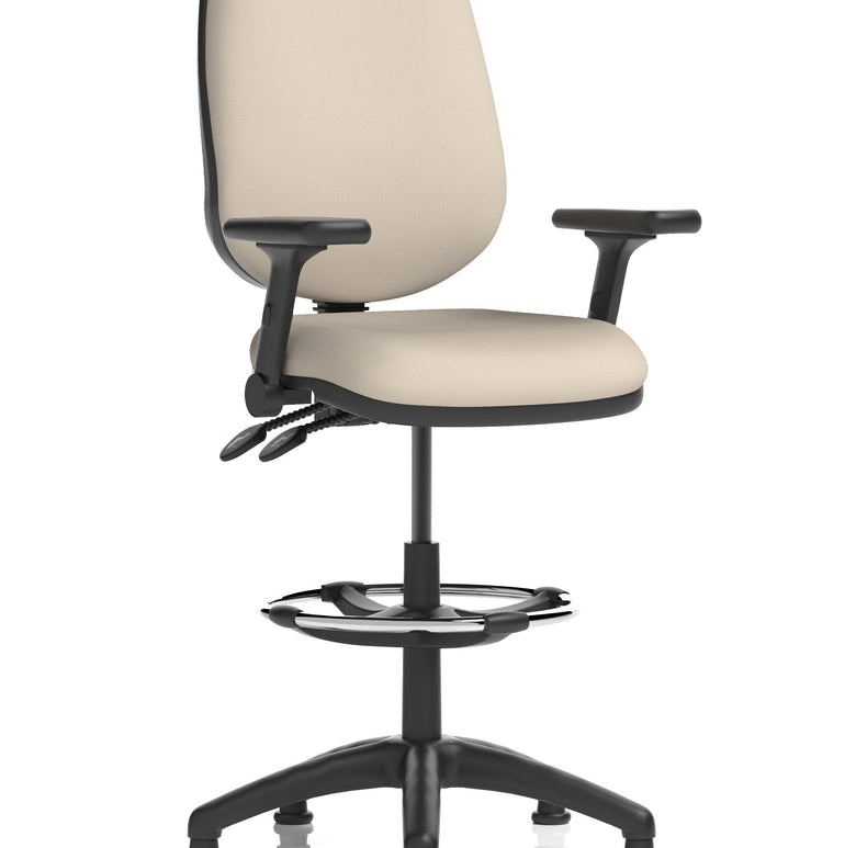 Eclipse Plus II Task Operator Office Chair with Hi Rise Draughtsman Kit