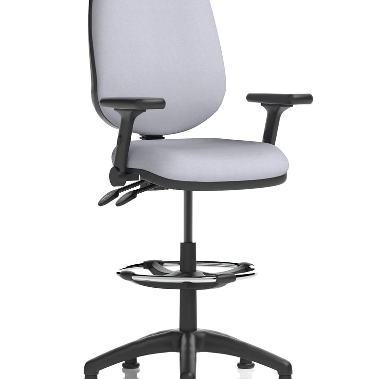 Eclipse Plus II Task Operator Office Chair with Hi Rise Draughtsman Kit