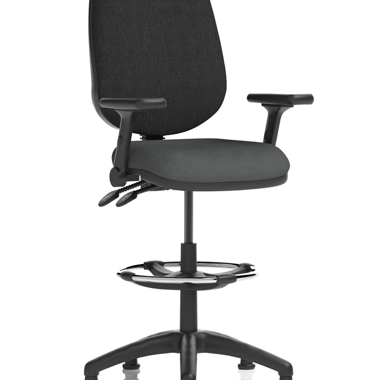 Eclipse Plus II Task Operator Office Chair with Hi Rise Draughtsman Kit