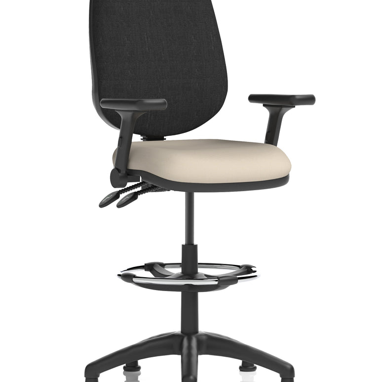 Eclipse Plus II Task Operator Office Chair with Hi Rise Draughtsman Kit
