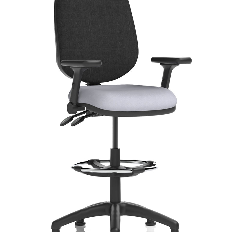 Eclipse Plus II Task Operator Office Chair with Hi Rise Draughtsman Kit