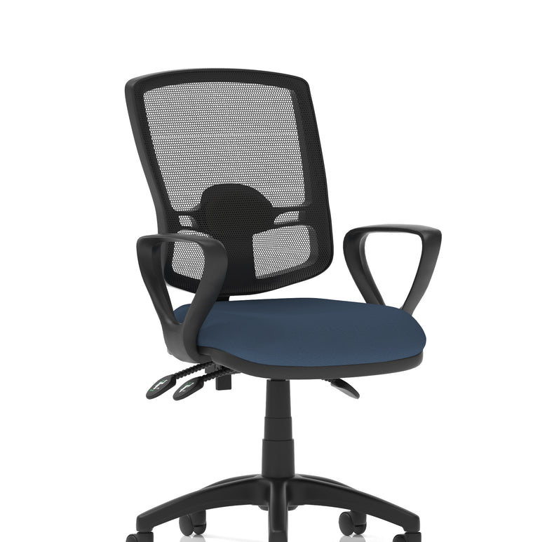 Eclipse Plus III Deluxe Medium Mesh Back Task Operator Office Chair