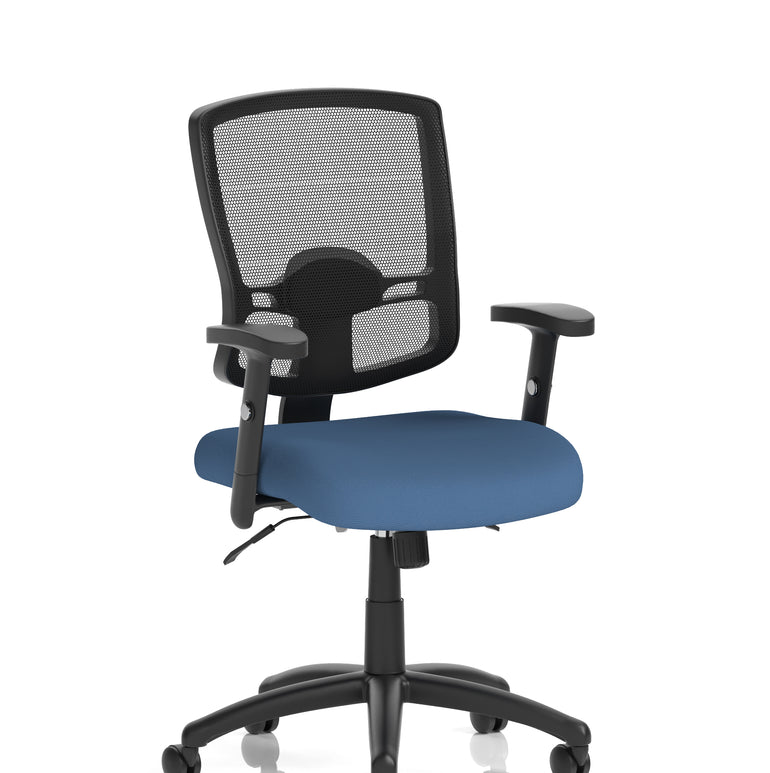 Portland II Medium Mesh Back Task Operator Office Chair with Arms